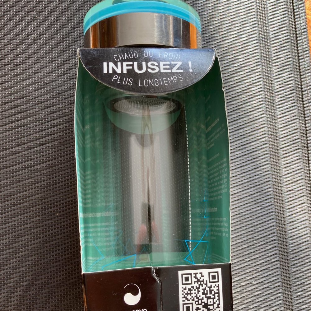 Glass infuser hot/cold